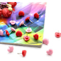 Miniatyrbillede 6 af 7: 100 stk. Hjerte Push Pins, Søde Push Pins Dekorative Rosa Pins Tegning