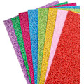 Miniatyrbild 1 av 6: 10 st Glitter Foam Sheets Eva Foam Färgglada Svamppapper Hantverk F