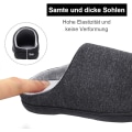 Miniatyrbilde 4 av 5: Svarte Unisex Minne-skum Topplopper for Menn og Kvinner Varme Wate DXGHC