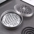 Miniatyrbilde 5 av 5: Myggspiralholder i rustfritt stål, Repellant Stativ, Myggspiralbrenner DXGHC