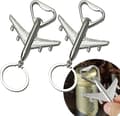 2-pack Ölflasköppnare, Flygplansformad Flasköppnare, Rolig Be