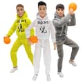 3 st 30 cm Barbie-dockans pojkvän kläder set bas