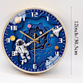 Miniatyrbild 4 av 5: 12\" Tyst Astronaut Barnväggklocka Tyst Barnklocka