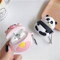 Miniatyrbild 2 av 5: Silikonfodral för AirPods 1 & 2, AirPods 2 Fodral 3D Rolig Cu