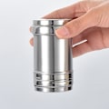 Miniatyrbilde 5 av 5: 3 stk rustfritt stål dispenser salt shaker sukker shaker krydder pep