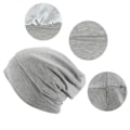 Miniatyrbillede 3 af 7: Vendbar Beanie i Ensfarvet, Blød Beanie, Let og Blød