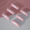 Miniatyrbild 1 av 5: 6 st (Rosa vit) Plast Sängöverdrag Grepp Halksäkra Täcke C