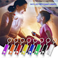 Miniatyrbillede 2 af 6: 8 stk. Mini LED Nøgleringe Nøglering Lommelygte Lille Hundekrave L