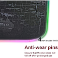 Miniatyrbillede 3 af 7: Gaming Mousepad, LED-belyst Mousepad, XL Mousepad med Anti-S