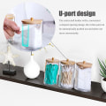 Miniatyrbilde 4 av 5: Akryl Q-tips Holder, Rund Bomullsdottboks, Bomullsdottball