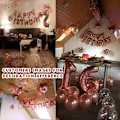Miniatyrbillede 4 af 7: 30 års fødselsdag pynt, frynseforhæng, Happy Birthday banner