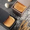Miniatyrbillede 3 af 5: （Sort）450g Dej Toast Brød Bageform Kage Brød Bageform