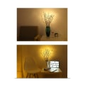 Miniatyrbilde 3 av 6: Lilla LED-simulerte tregreinlys for jul, soverom og stue