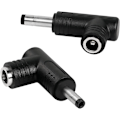 Miniatyrbilde 1 av 5: 2 stk DC strømforsyningadapter, 90 graders vinkel DC-adapter 4,0 mm x 1,7 DXGHC