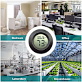 Miniatyrbillede 6 af 6: 2-pak Mini Hygrometer Termometer Digital LCD Skærm Indendørs/Udendørs