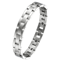 Miniatyrbilde 3 av 5: Magnetiske armbånd for menn - Slank titan i rustfritt stål