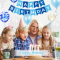 Miniatyrbild 6 av 7: 9 Års Gammal Pojkens Födelsedag Ballon, Blå 9 Års Gammal Födelsedag Dekoration