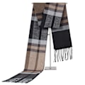 Miniatyrbillede 1 af 5: Efterårs- og vinterfarveblok mænds tørklæde imitation cashmere t