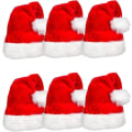 Miniatyrbilde 1 av 5: 6-pakks lang ull julehatt julefesthatt for voksne
