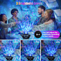Miniatyrbilde 2 av 7: Galaxy-projektor med stjernehimmel og fjernkontroll - Planetarium 3 i 1 Hav