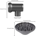 Miniatyrbillede 4 af 5: Antiflygmunstycke, universell hårstyling för Dyson för Airwrap Hs01/hs05-tillbehör (diffuseradapter)