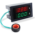 Pikkukuva 1 / 6: Digitaalinen ampeerimittari AC 80V-300V 100A, 2-in-1 multimetripaneeli 110V/22