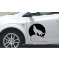 Miniatyrbilde 3 av 5: Ulv Bilsticker Totem Refleks Bilsticker Ulv Bilsticker DXGHC