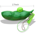 Miniatyrbillede 3 af 5: Fidget Legetøj, 3 stk. Ærter Bean Nøglering Legetøj Tryk Udsendt Sjov DXGHC