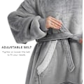 Miniatyrbillede 6 af 6: Oversized Wearable Blanket Hoodie, Lang Sherpa Fleece Blanket Trøje