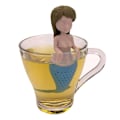 Miniatyrbillede 1 af 6: 1 havfrue silikone tebrygger, kaffe te filter, silikone te
