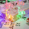 Miniatyrbillede 2 af 4: LED elg lampe, julepynt farvet lampe streng lampe batteri