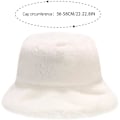 Miniatyrbild 6 av 7: Vinterfårfäll Mocka Hinkhatt Fluffig Fuzzy Varm Hatt Plysch Fisk