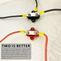 Miniatyrbillede 7 af 7: Busbar Terminalblok Batteri Strøm Jord Terminalblok Dobbelt