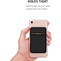 Miniatyrbild 5 av 5: Mobiltelefonficka Självhäftande Korthållare Stick On Plånboksfodral med Lim RFID-kort ID Kreditkort Bankkort Hållare