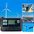Miniatyrbillede 7 af 7: 10A MPPT PWM Solcelleladningsregulator 12V 24V LCD Display 2 USB