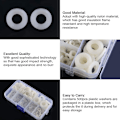Miniatyrbild 3 av 5: Plastbrickor Nylon Distans M2 M2.5 M3 M4 M5 M6 M8 M10 Brickor DXGHC