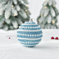 Miniatyrbilde 3 av 5: 4-delt sett med glitter juletrpynt, 8 mm paljettkuler til jul