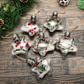 Miniatyrbillede 5 af 5: 6 stk. Julepynt LED Lysende Pentakel Chr