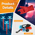 Miniatyrbillede 4 af 5: (1 Sæt-Sugeskåls Dart) Spiderman Spider Web Launcher Spider DXGHC