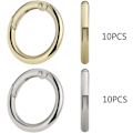 Miniatyrbillede 2 af 4: 20 stk. Runde Snap Hooks, Fjeder Runde Snap Hooks, Fjeder Sn DXGHC