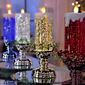 Miniatyrbild 4 av 4: LED-julstjärnor USB-uppladdningsbara Vattentäta Virvlande Glitter