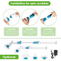 Pikkukuva 4 / 5: Spin Scrubber, 360 Cordless Tub and Tile Scrubber, Multi-Purpose Power Surface Cleaner with 3 Replaceable Cleaning Scrub
