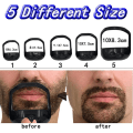 Miniatyrbilde 3 av 5: Skjeggformeringssett Antislipp Mal Goatee Mustasje Stylingverktøy B
