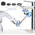 Miniatyrbilde 2 av 6: All-kobber servant med multifunksjonell universal kran 1080 grader r