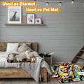 Miniatyrbillede 5 af 5: 2 Pak Premium Flannel Hundeteppe, Blød og varm, Vaskbar P DXGHC
