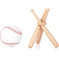 Miniatyrbild 4 av 6: 1 förpackning Basebollställ Basebollhållare för bollar Display Trä