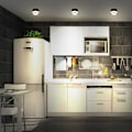 Pikkukuva 5 / 7: Kattokohde LED-spotit 12W 3000K Pyöreä Musta Lämmin Valkoinen Katto
