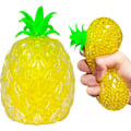 Miniatyrbild 1 av 6: Ananas Stressboll Squishy Vattenpärlor Boll Sensorisk Fidget Leksak
