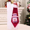 Miniatyrbillede 5 af 5: 4 stk. Julepynt Sløjfer Santa Claus Snemand Rendeer Ti