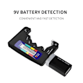 Miniatyrbillede 3 af 6: 2 stk. Digital Batteritest LCD Display C D N AA AAA 9V 1.5V But